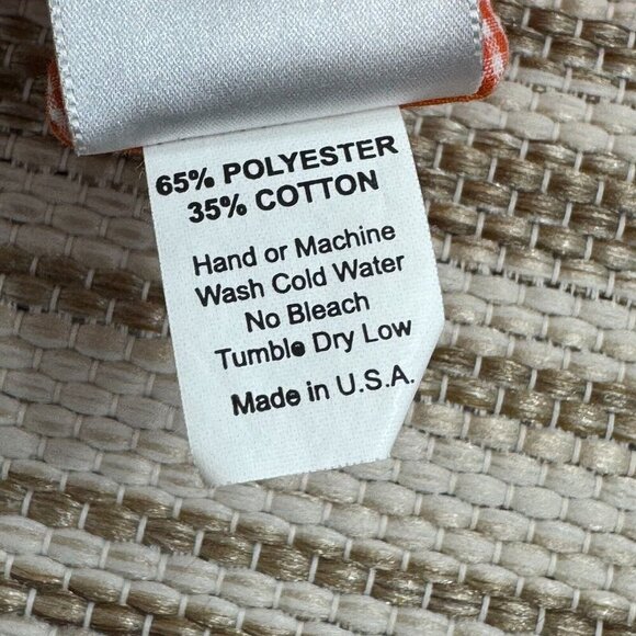 Mulberry St. Outfit Reversible Top Embroidered Gingham Halloween Orange Size 2 - Picture 7 of 13